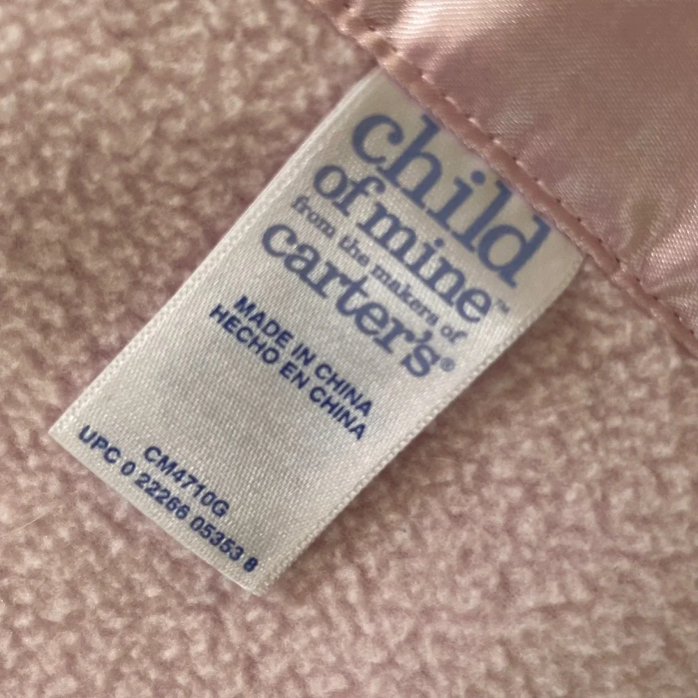 Carter's Child Of Mine Pink Blanket 